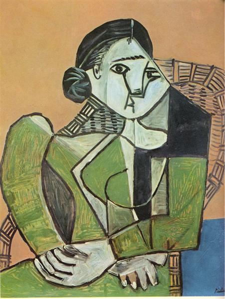 Woman Sitting In An Armchair Femme Assise Dans Un Fauteuil 1953